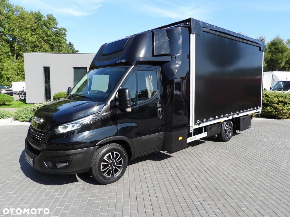 Iveco DAILY 35S18 PLANDEKA 8 PALET WEBASTO TEMPOMAT NAWIGACJA LEDY AUTOMAT HI-MATIC KLIMATYZACJA  180KM - 19