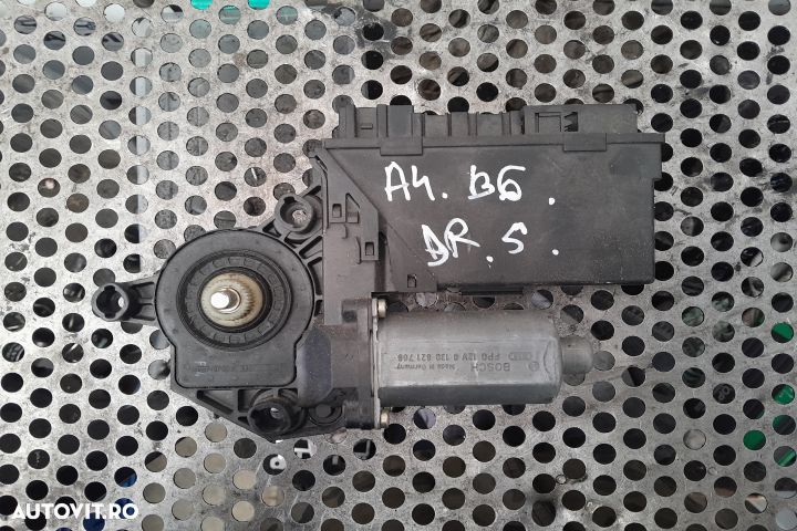 Motoras macara geam spate dreapta 0130821766 Audi A4 B6 [2000 - 2005] - 3