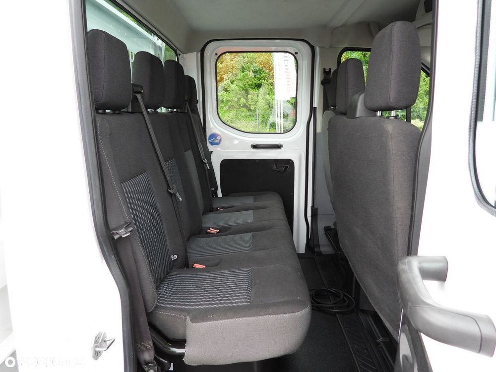Ford TRANSIT WYWROTKA PODWÓJNA KABINA DOKA 6 MIEJSC TEMPOMAT KLIMATYZACJA BLIŹNIACZE KOŁA  170KM - 40