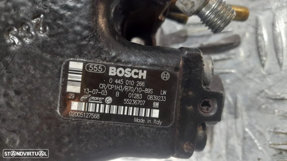 BOMBA INJECTORA INJETORA ALTA PRESSÃO ALFA ROMEO MITO 955 1.3 JTDM 16V 85CV 199B4000 0445010266 55236707 FIAT 500 312 500L 351 PUNTO 199 - 6