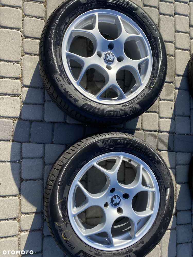 Alufelgi 4x108 17 cali Citroen C3 C4 DS5 Peugeot 3008, 408 opony lato - 5