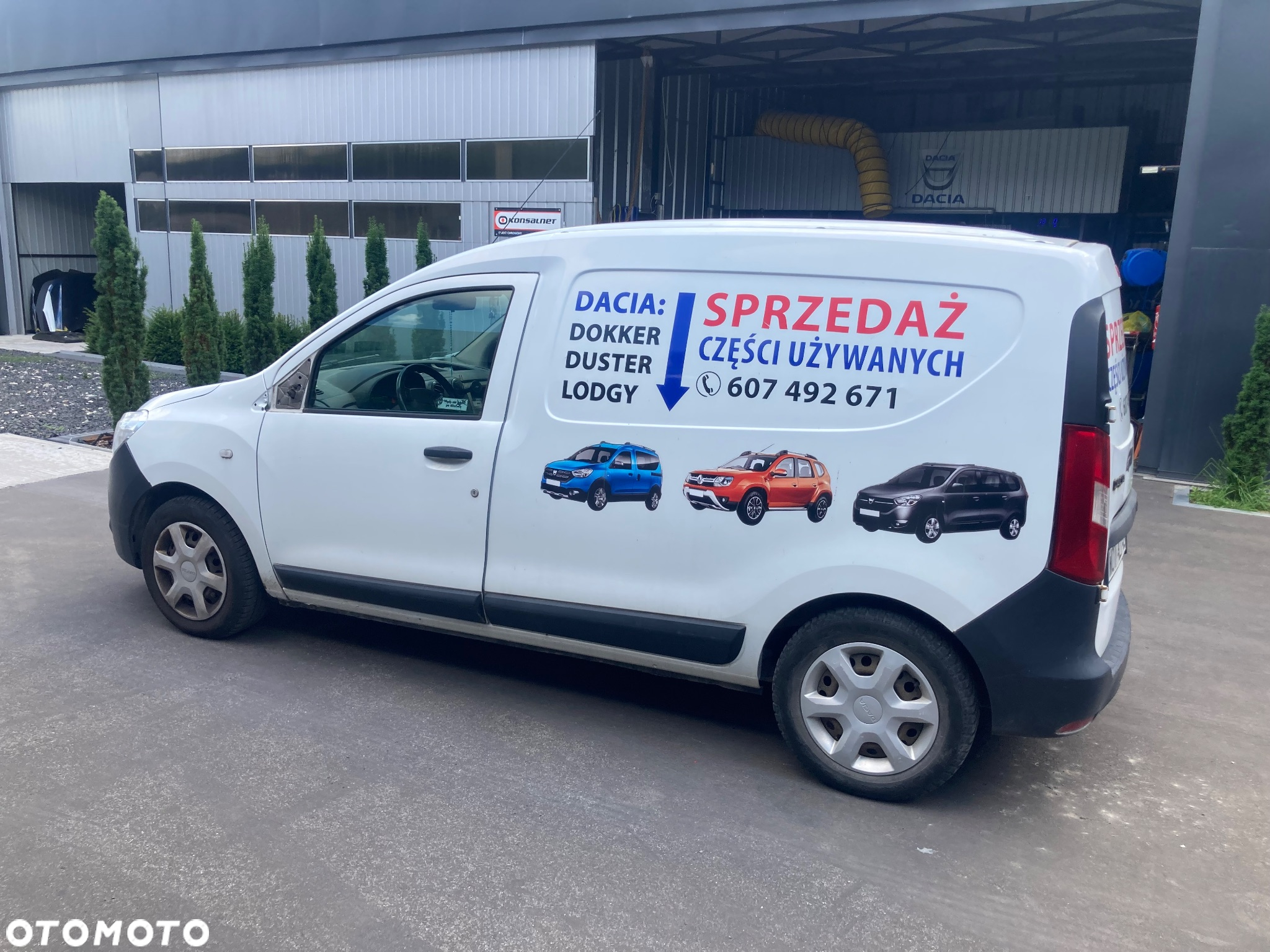 DACIA DOKKER  KAROSERIA KASTA BUDA ĆWIARTKA PAS TYLNY PODŁUŻNICA BŁOTNIK TYLNY DACH Wwa - 11