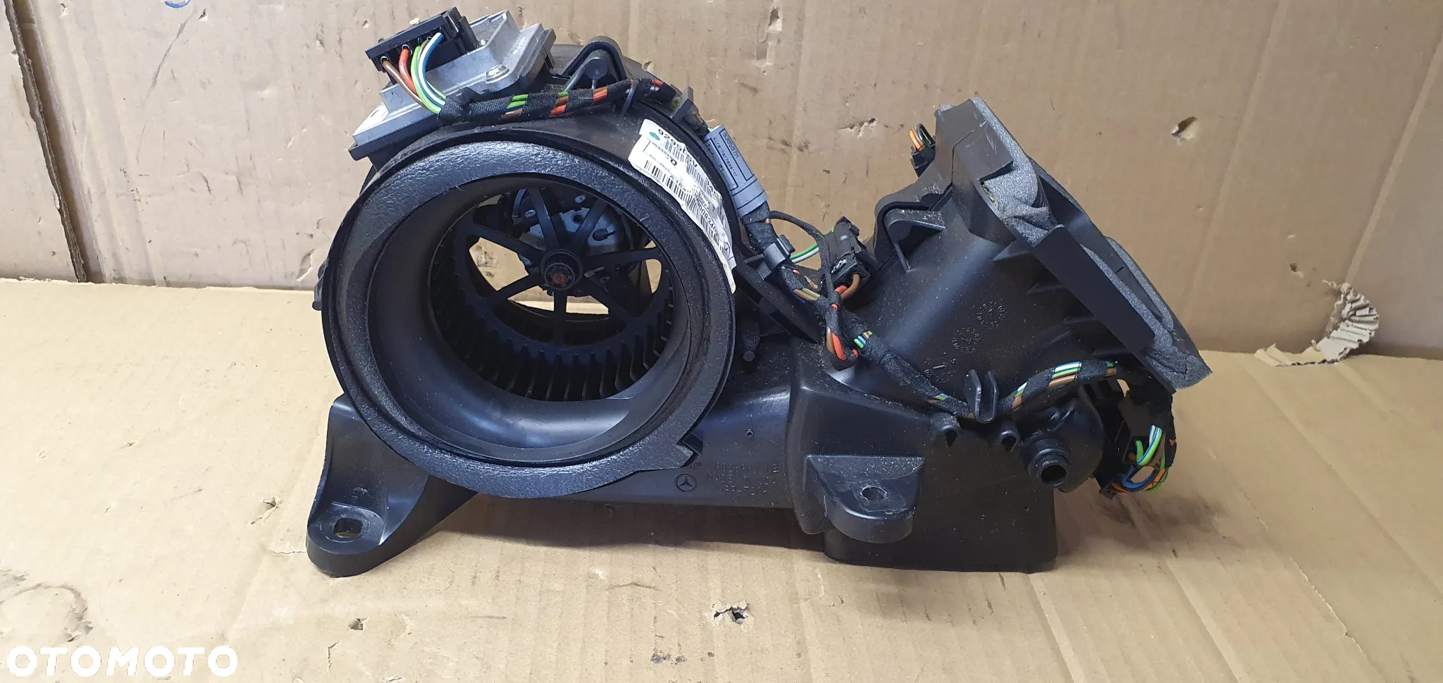 Nagrzewnica obudowa nagrzewnicy silnik rezystor kompletna Mercedes ML W164 A1648300008 - 4