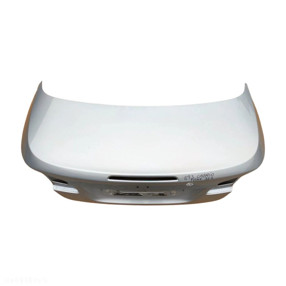 KLAPA BAGAŻNIKA TYŁ TYLNA BMW SERIA 3 E93 CABRIO 354 TITANSILBER - 6