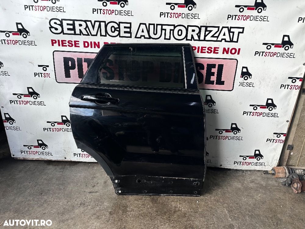 Usa portiera dreapta spate Land Rover RANGE ROVER EVOQUE 2011 2012 2013 2014 2015 2016 2017 2018 pe negru - 2