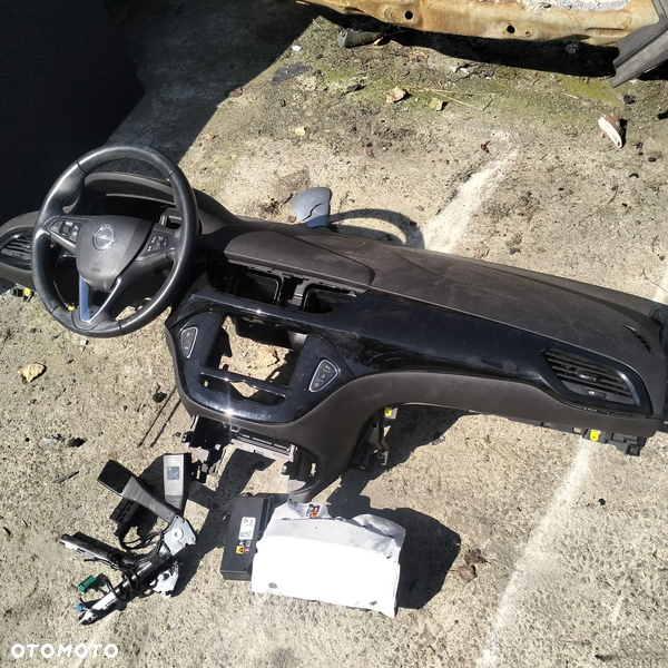 OPEL CORSA E DESKA PODUSZKI DOPINACZE SENSOR WSZYSTKO W ORGINALE