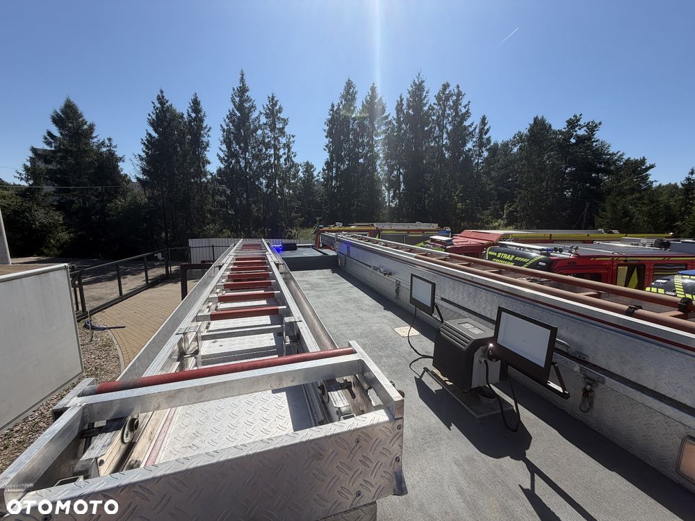 MAN Straż pożarna, Pojazd pożarniczy, Wóz strażacki MAN L80 GBA 3000l wody, reduktor, maszt oświetleniowy, wysokie kąty natarcia, wyciągarka, CNBOP - 29