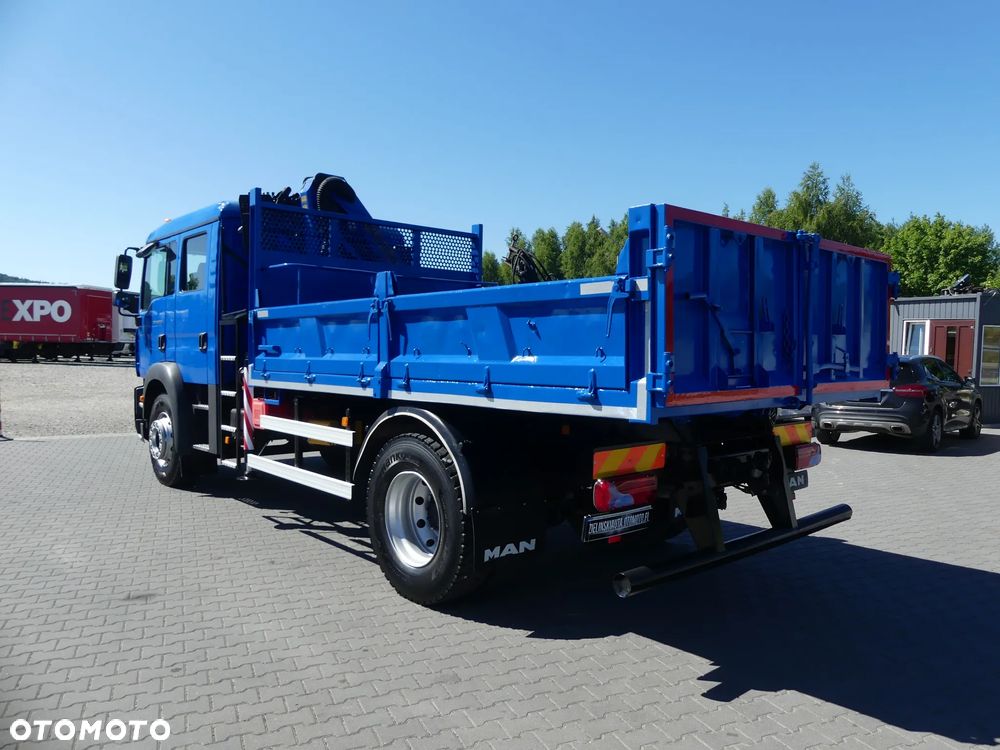 MAN TGM 18.240 / WYWROTKA + HDS / ŁYŻKA / DOKA / DŹWIG / - 7