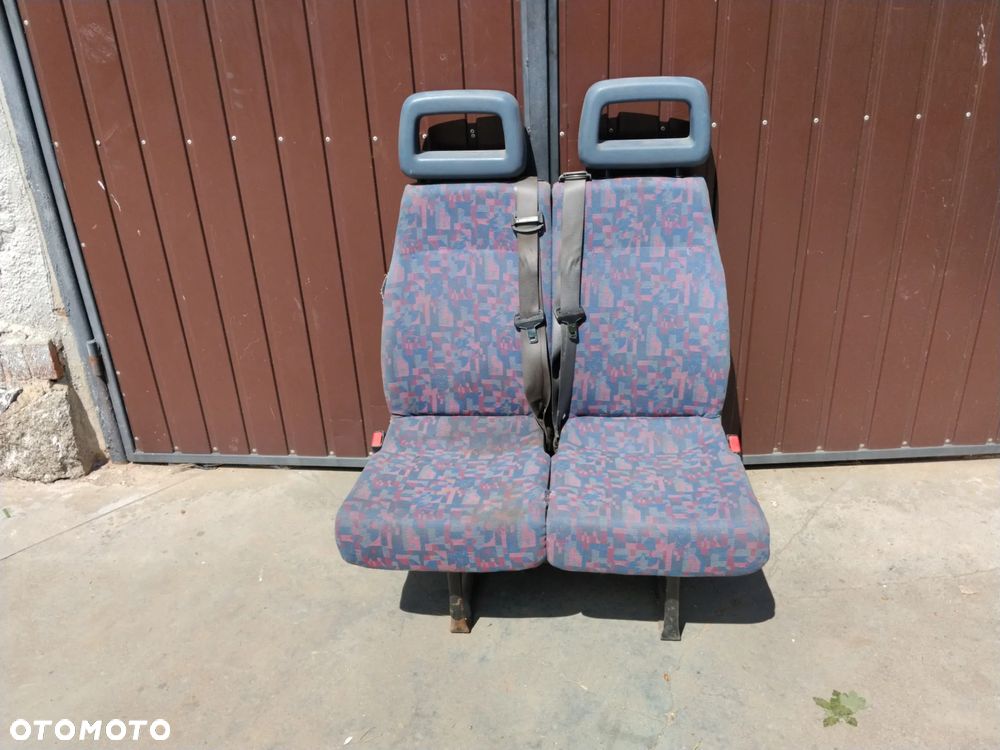 Fotele TYŁ Tylny Podwójny z pasami Bus - 11