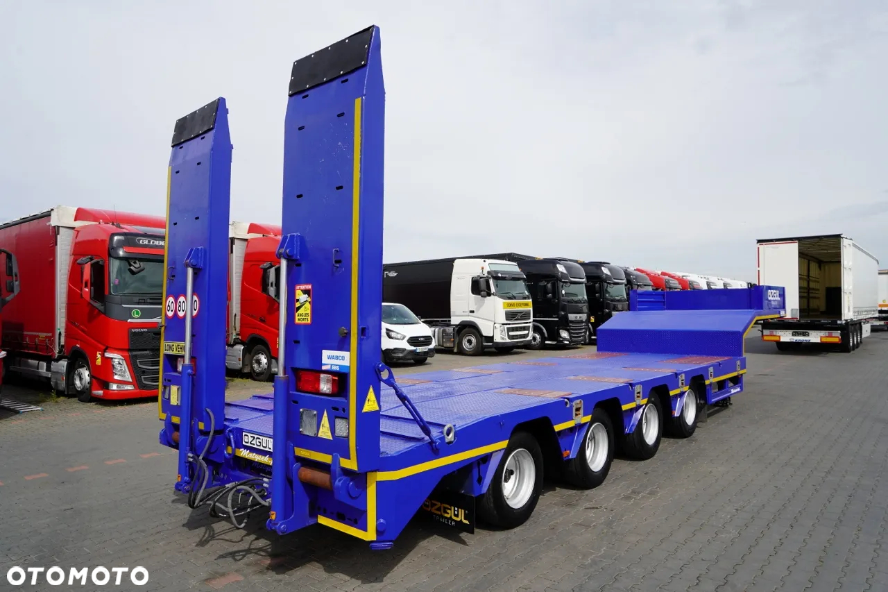 Faymonville OZGUL  NACZEPA LAWETA / LW4 / NISKOPODWOZIOWA / POSZERZANA / 4 OSIE /  12 M / NAJAZDY HYDRAULICZNE / SPROWADZONA - 9