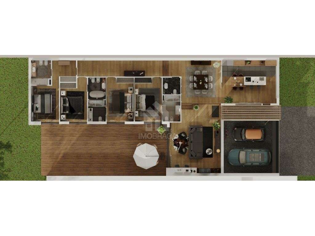 Venda Moradia T4 Térrea Nova, em Celeirós (Braga) - Grande imagem: 5/26