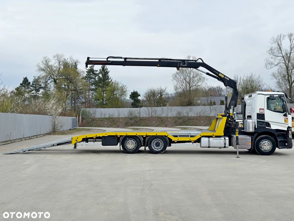Renault T 380 * LAWETA 7,50 m * HIAB 111 B - 2 HIDUO + PILOT* STAN BDB - 7