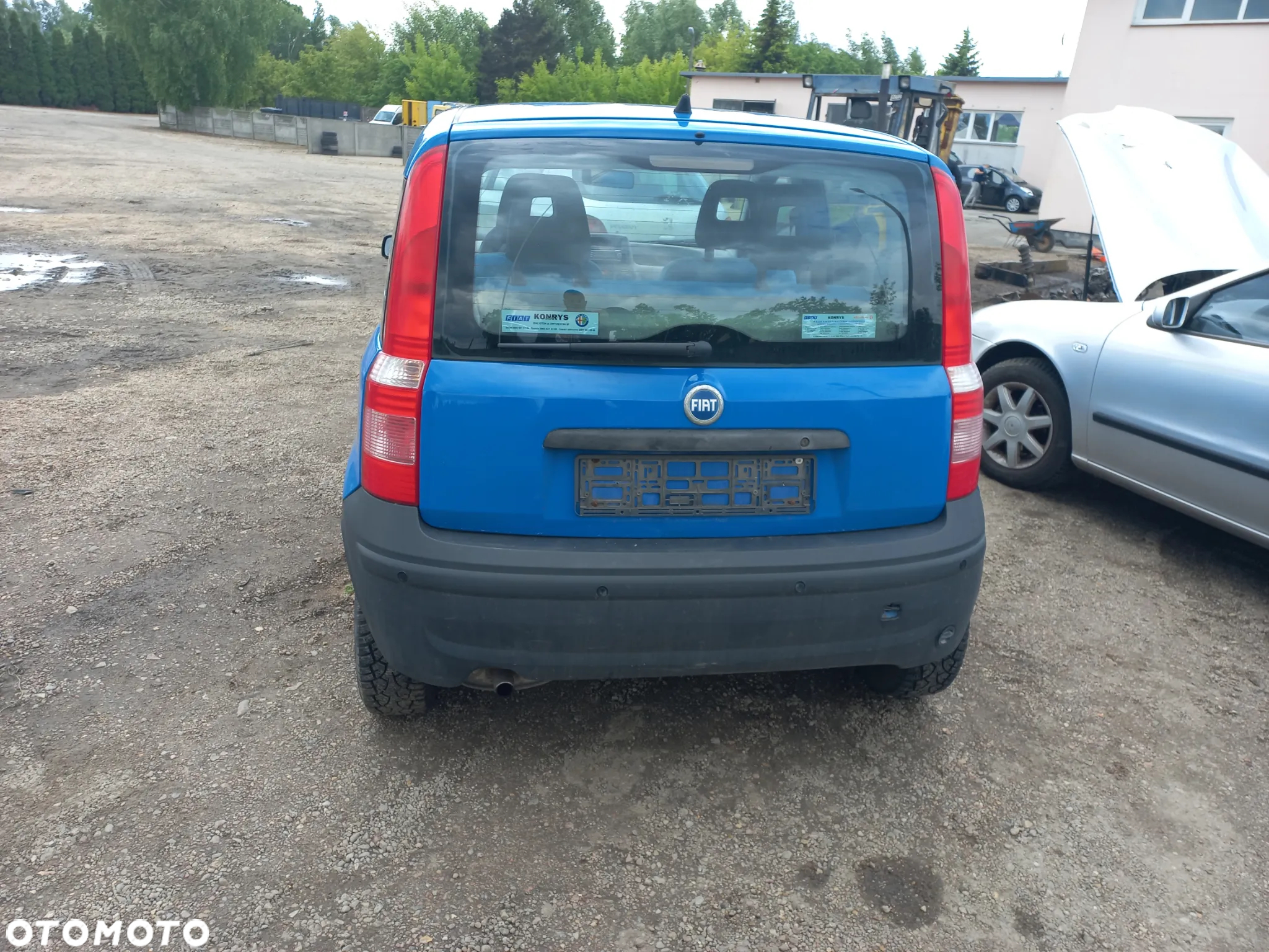 Fiat Panda 1.2 04r wszystkie części zderzak maska drzwi 734/A - 4