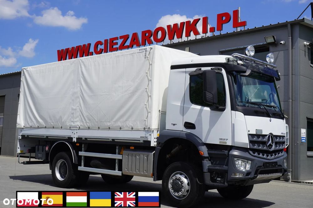 Mercedes-Benz Arocs 1827 / 10 tys. km!!! / 4x4 / Nauka jazdy / plandeka 14 EPAL_254974 - 1