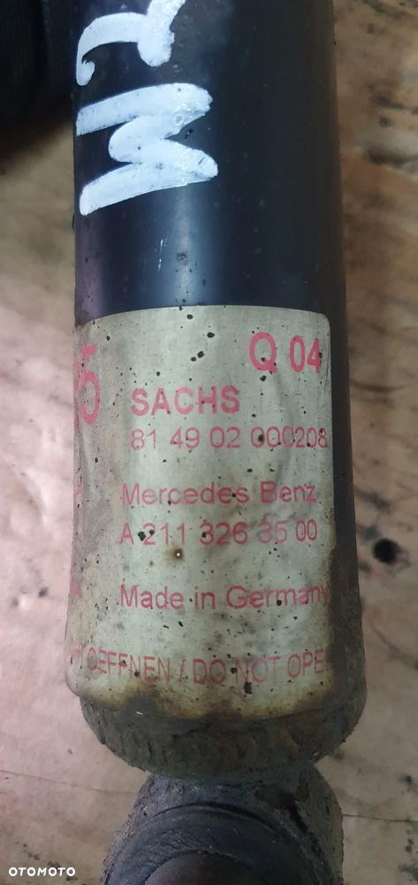 Amortyzator amortyzatory tył tylne Mercedes E-Klasa W211 Kombi A2113263500 - 6
