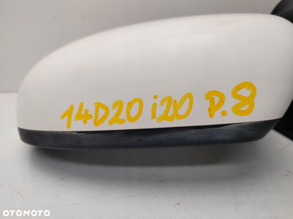 hyundai i20 i lift 8 pin 12r- lusterko lewe zewnętrzne phw - 9