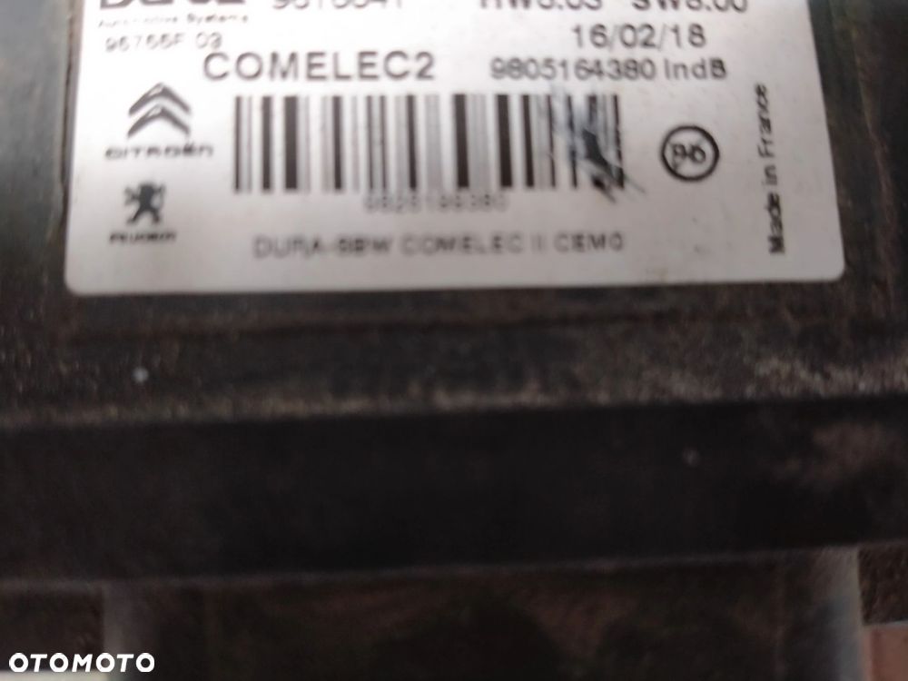 PEUGEOT CITROEN MODUŁ SKRZYNI BIEGOW 9805164380 - 2
