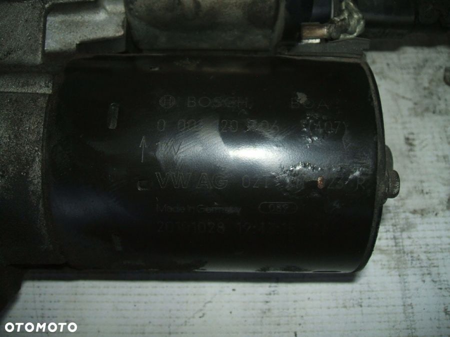 SKODA ROOMSTER FABIA POLO SEAT IBIZA AUDI ROZRUSZNIK STARTER 02T911023R - 4