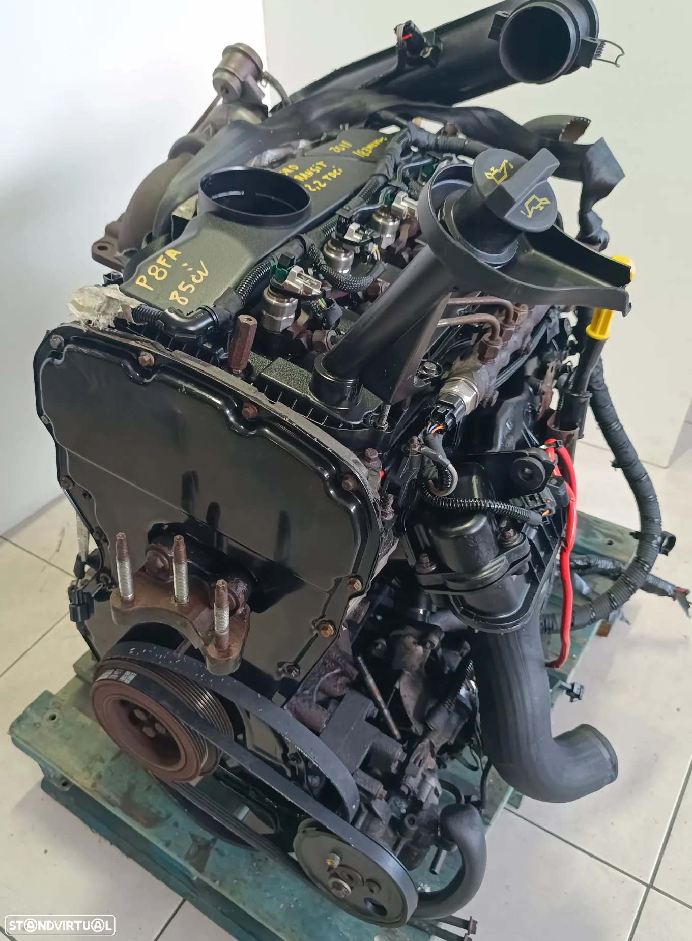 Motor Ford Transit 2.2TDCI 85cv P8FA  caixa 5 velocidades 6C1R 7002 AB - 4