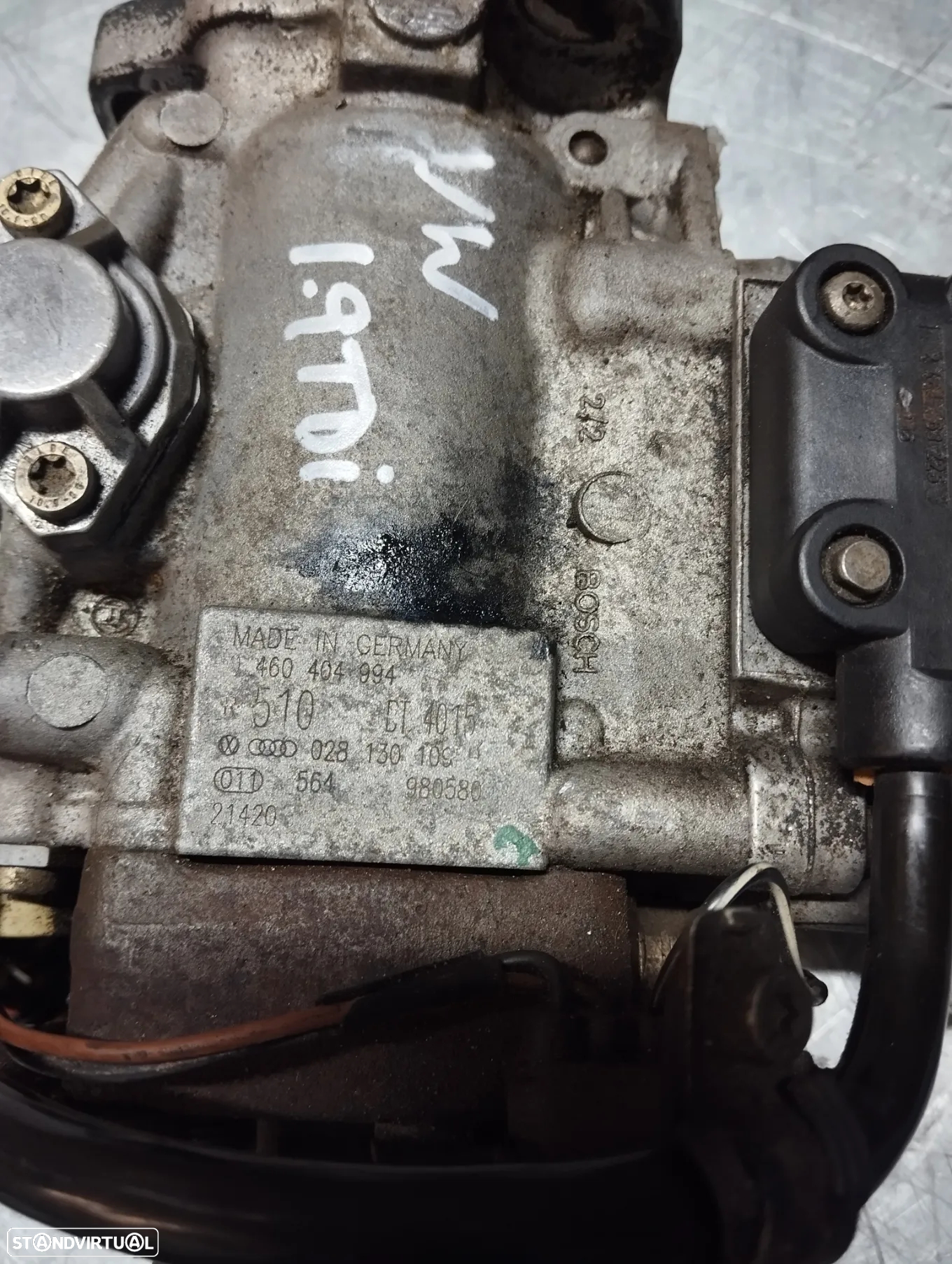 BOMBA INJETORA / INJECTORA AUDI / VOLKSWAGEN / SEAT 1.9TDI VP90 VP110 (FICHA 7 PINOS) REF. 028130109H 0460404994 - 3
