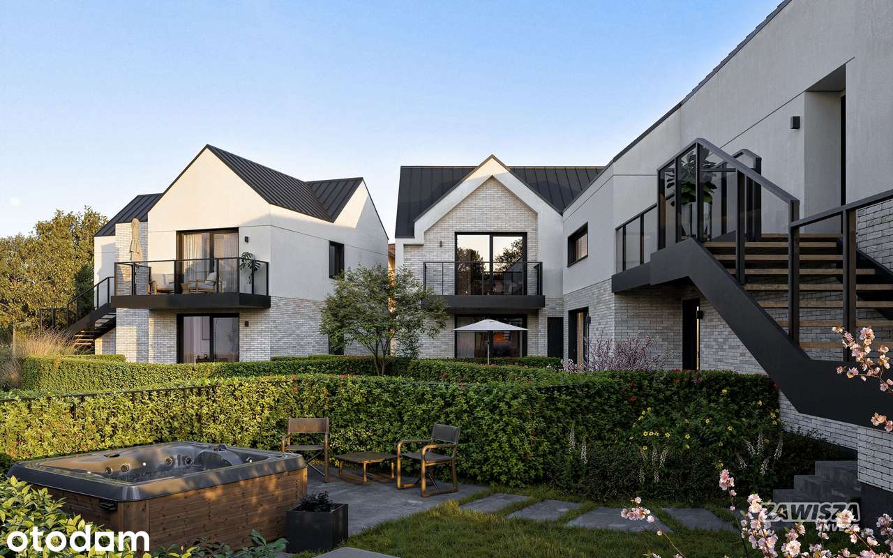 Dwa balkony, osobne wejście, 3 pokoje - nowe apartamenty w Jastarni