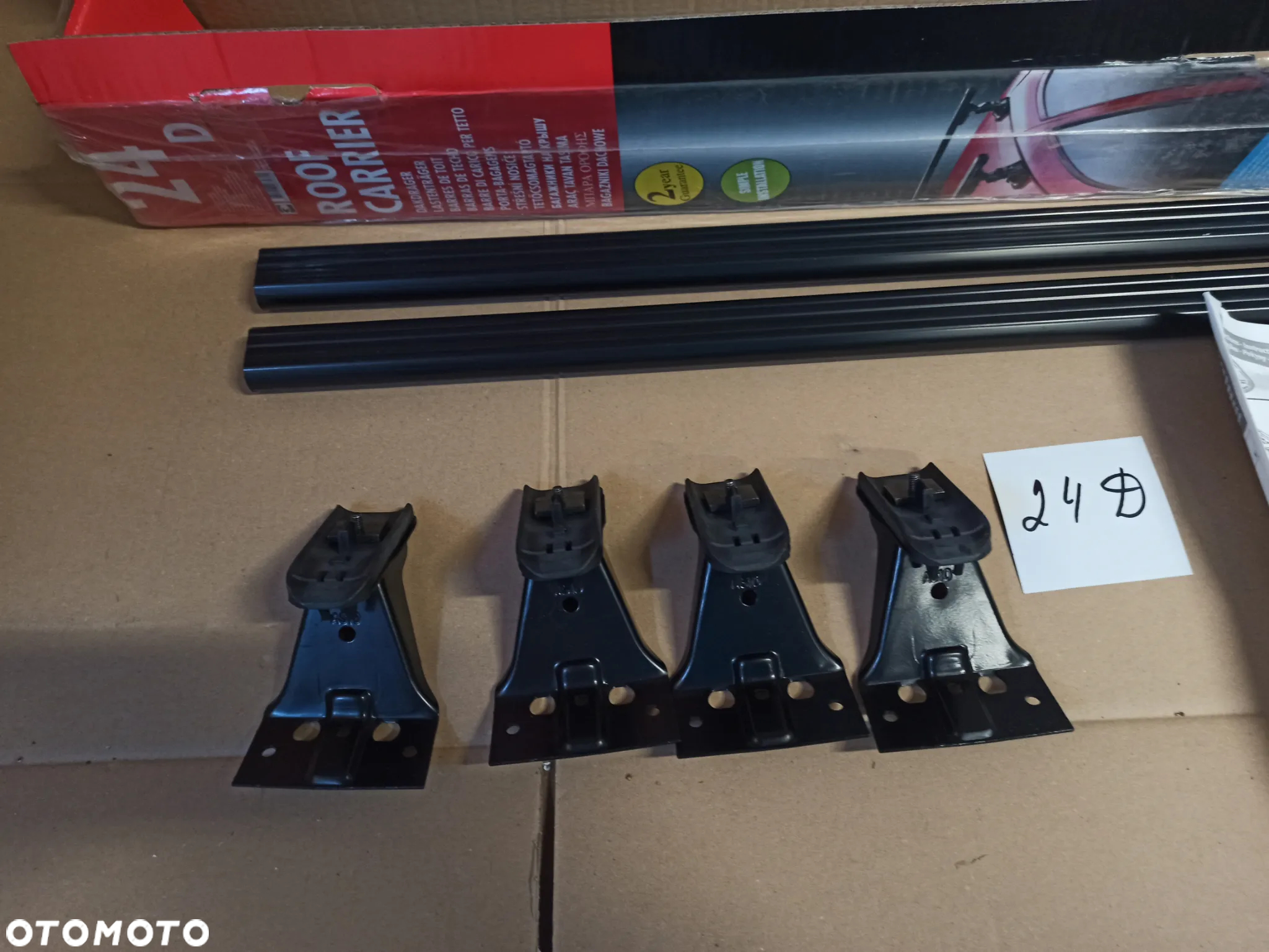Bagażnik dachowy 24D Seat Leon Toledo Volvo S40 V40 - 5