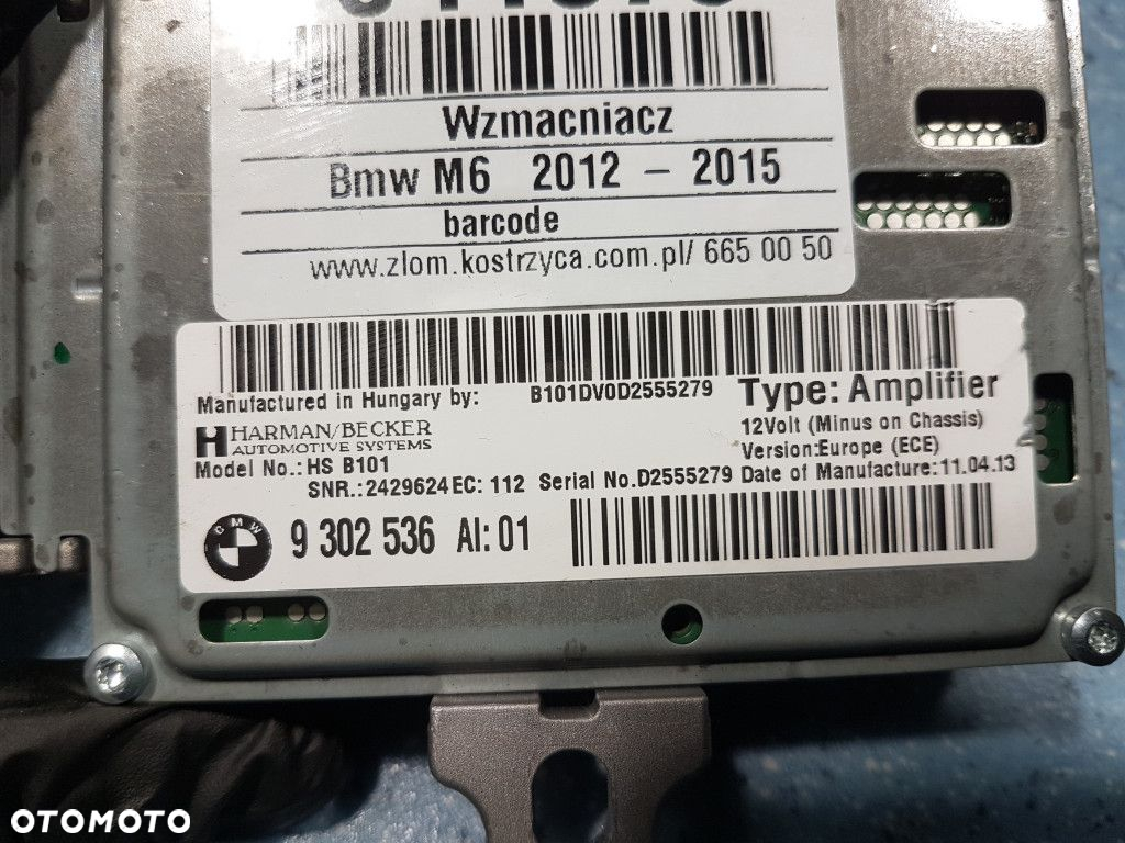 WZMACNIACZ AUDIO 9302536   BMW M6 F06 - 4