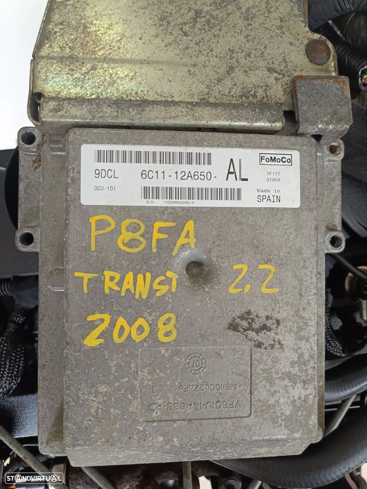 centralina Motor Ford Transit 2.2TDCI 9DCL - 6C11-12A650-AL-DCU-101 - 1