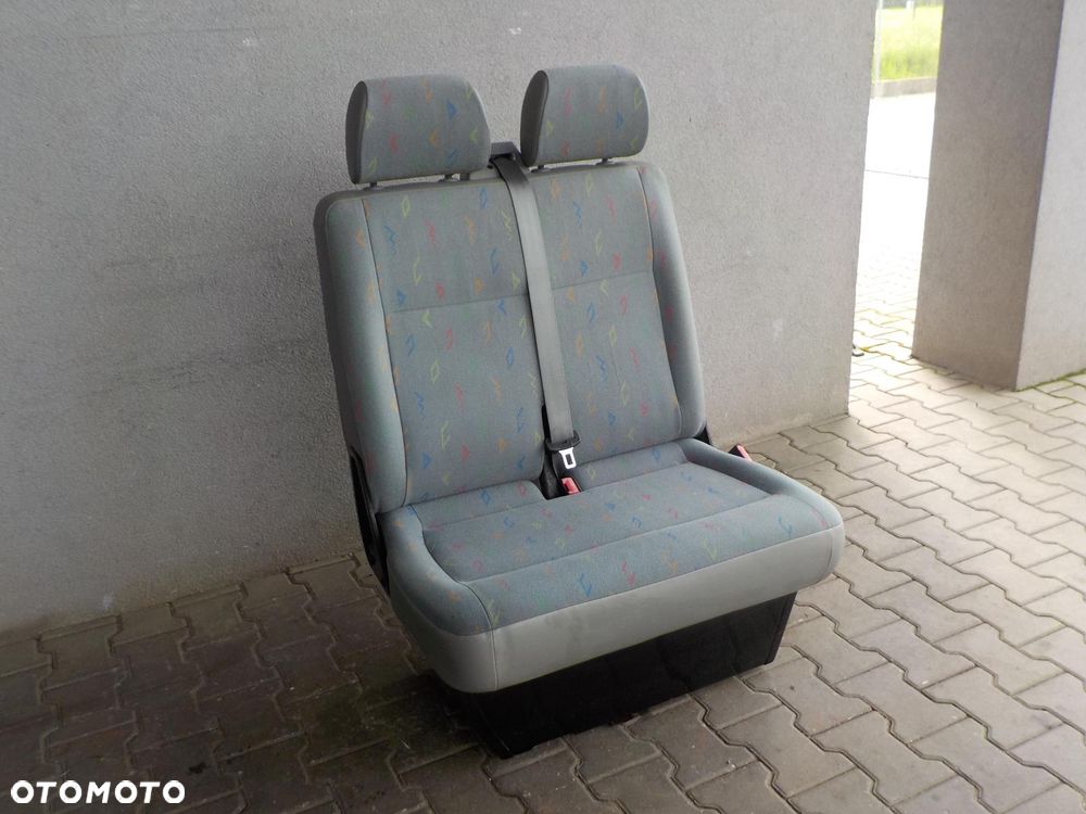 VW T5 T6 FOTEL PODWÓJNY PASAŻERA PRZÓD DWÓJKA INKA - 1
