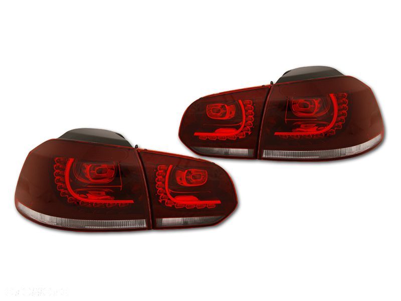LAMPA TYL KPL VW GOLF VI 6 5K0 GTI GTD R LED DIODY - 1