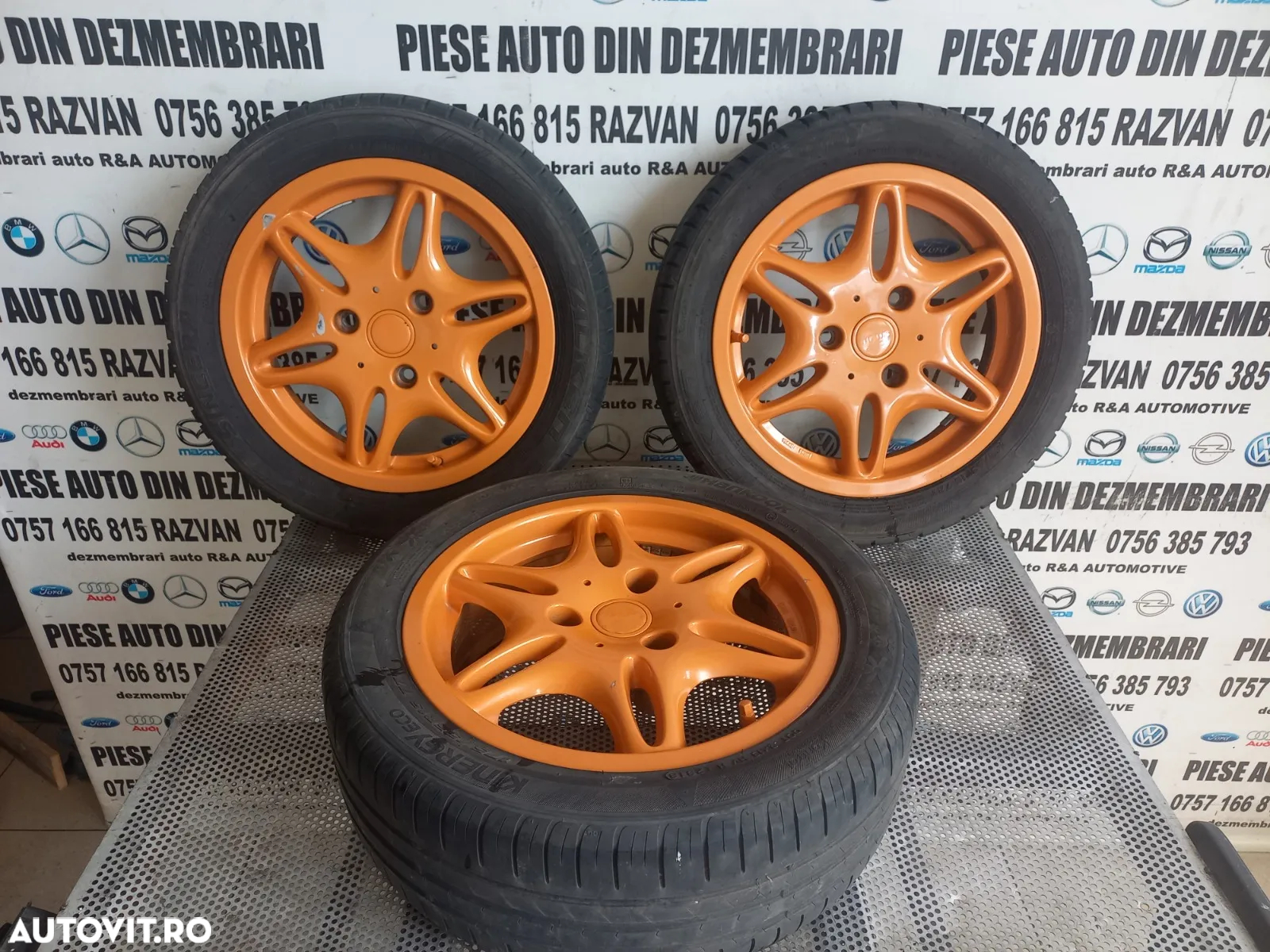 Jante Janta Aluminiu Fata/Spate Smart Fortwo 175/55R15 Si 145/65R15 - 7