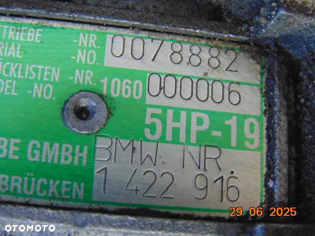 BMW 5HP19 E46 E39 E38 M52 SKRZYNIA AUTOMATyczna 1422916 - 8
