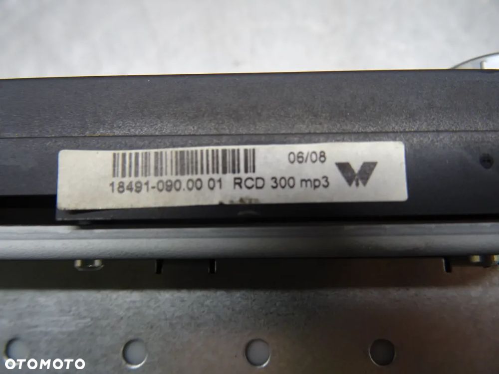 VW PASSAT B6 05-10 2.0 TDI RADIO 1K0035186AD - 6