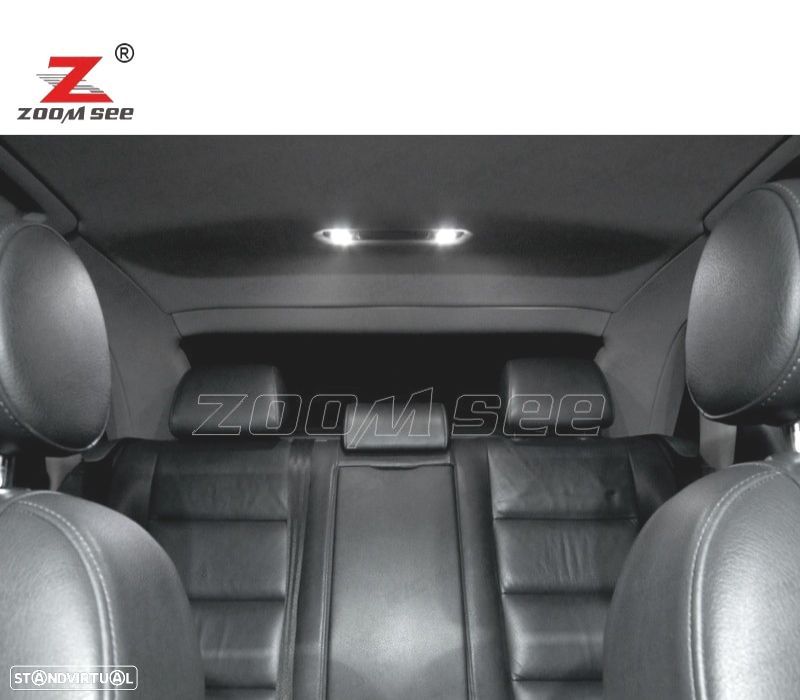 KIT COMPLETO DE 23 LÂMPADAS LED INTERIOR AUDI A4 S4 RS4 B6 B7 QUATTRO AVANT 02-08 - 6