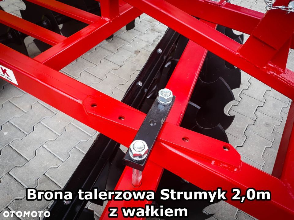 Brona talerzowa TALERZÓWKA V  AGREGAT 1,4m 1,6m 1,8m 2m 2,2m 2,4m 2,7m STRUMYK Lekka Nowa - 9