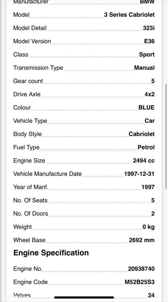 Silnik BMW E36 kompl 2.5b m52b25 m52b25s3 mały przebieg idealny stan - 3