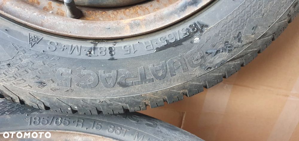 Felgi stalowe z oponami 4X100 ET43 6J R15 Fiat Punto EVO 51763241 - 16