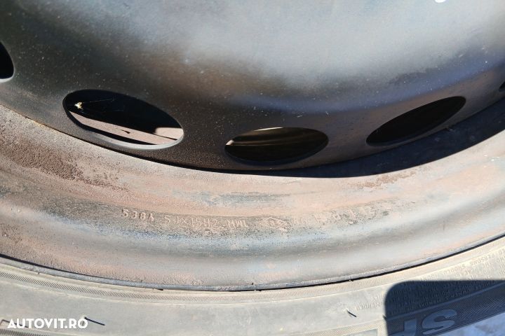 Janta tabla cu anvelopa 15 165/55 R15 ET38 5JX15H2 165/55 R15 ET38 5J - 6