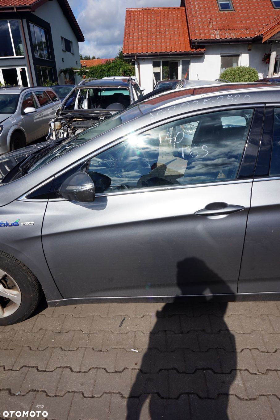 DRZWI PRZEDNIE LEWE I40 VF KOMBI T6S  SZARY HYUNDAI 2011-2014 - 1