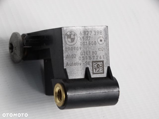 BMW 5 E60  6 E63 Czujnik Sensor Moduł Uderzenia Uderzeniowy Airbag Poduszka Powietrzna 65776977398 6977398  BMW 520d 523i 525i 530d 530i 530xi 530xd 540i 545i 550i M5 630i 645Ci 650i M6 635d - 2