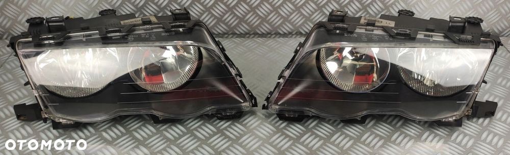 Reflektor lampa lewa lewy prawa prawy przód BMW 3 E46 Sedan Touring… - 3
