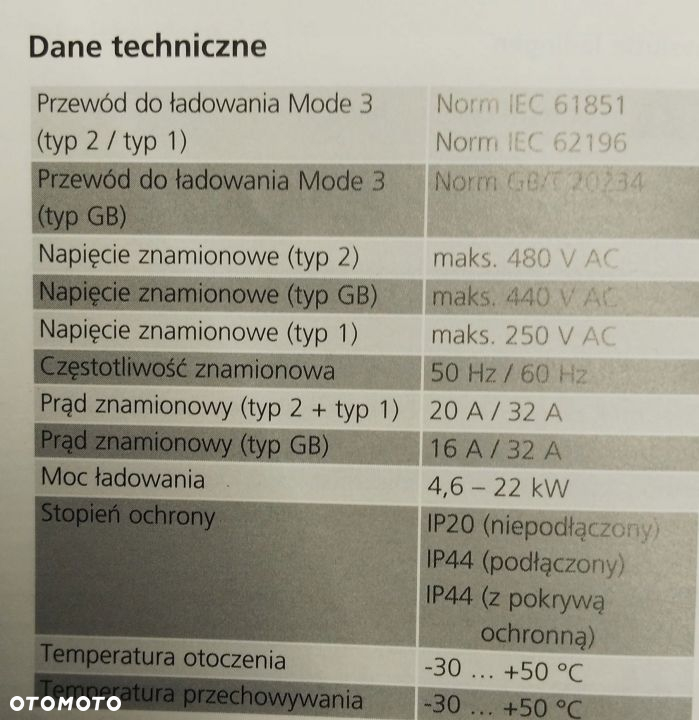 TESLA 3 S KABEL DO ŁADOWANIA LADOWARKA NOWY - 7