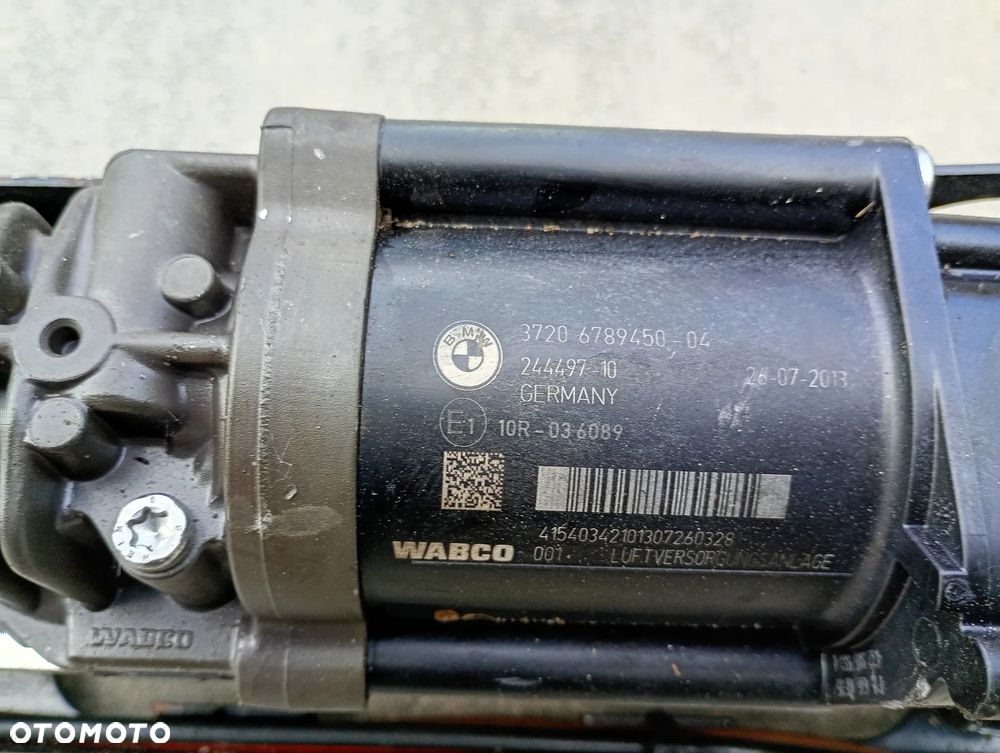 KOMPRESOR ZAWIESZENIA PNEUMATYCZNEGO BMW F01 F02 F04 F11 6789450 - 8