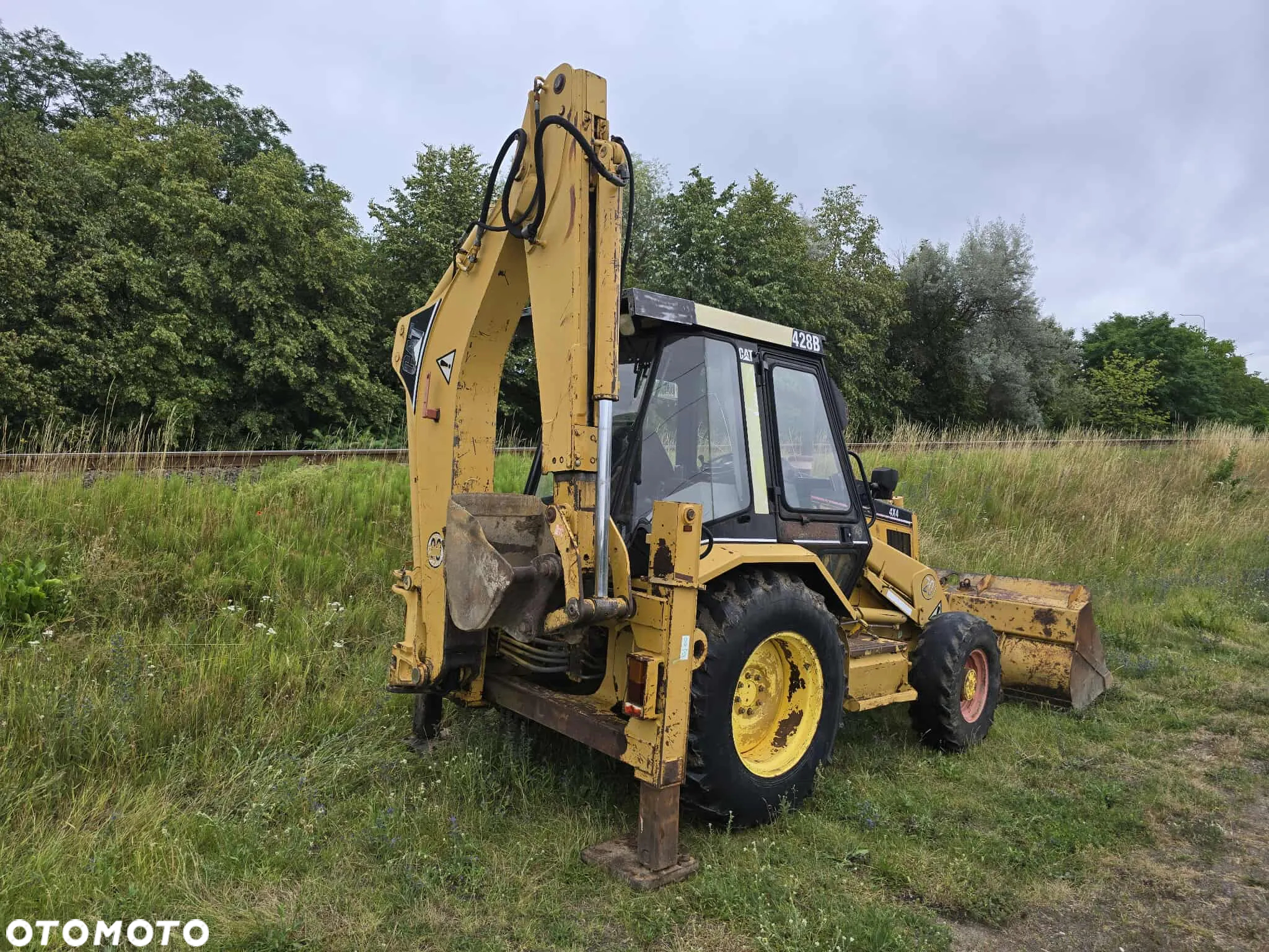 Caterpillar 428B 4x4 95KM SALON PL KROKODYL TELESKOP - 11