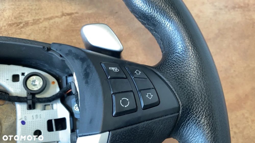 KIEROWNICA SKÓRA SPORT ŁOPATKI MULTI BMW X5 E70 X6 E71 6789975 - 4