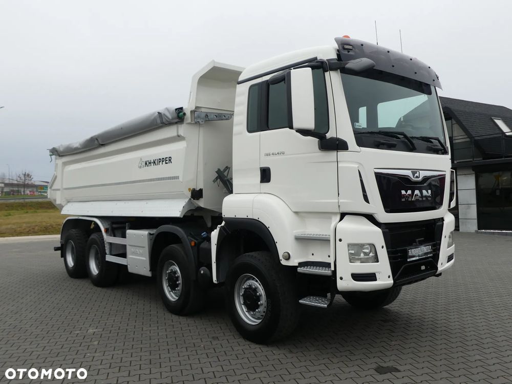MAN TGS 41.470 / 8x8 / WYWROTKA KH-KIPPER / MANUAL / NISKI PRZEBIEG / - 12