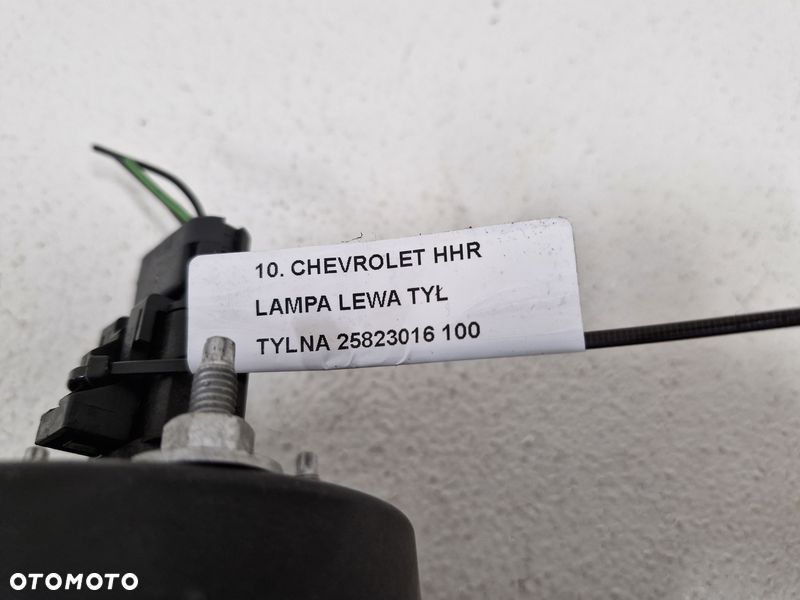 chevrolet hhr lampa lewy tył lewa tylna 25823016 - 3