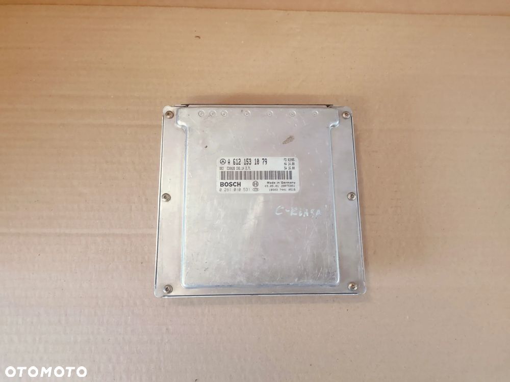 MERCEDES W203 C 01- 2.7CDI STEROWNIK SILNIKA 6121531079 - 1