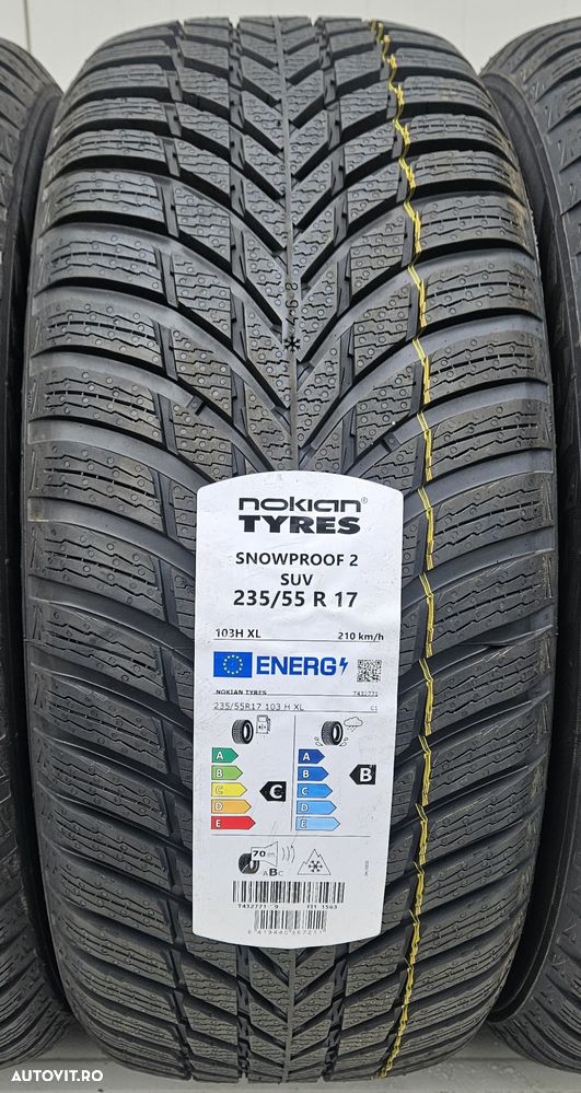 235/55 R17, 103H, NOKIAN SnowProof 2 SUV XL, Anvelope de iarna M+S - 2
