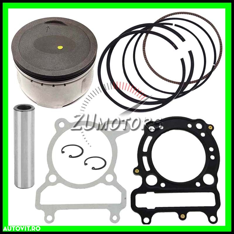 Piston LINHAI 400 420 80MM cu Segmenti + Set Garnituri LINHAI 400 4200 275 - 1
